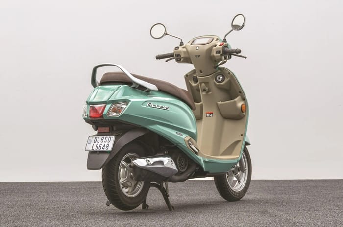 Suzuki Access rear right image in studio Suzuki Access rear right image in studio